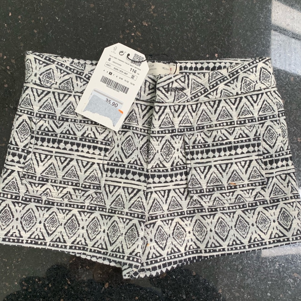 Zara girls shorts